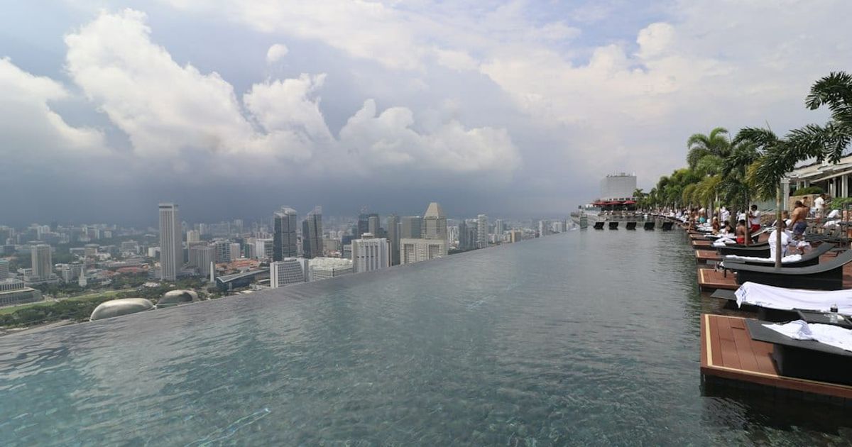 Resort-style lap pool, representative of the two 50-metre pools planned within Thomson Reserve's landscaped grounds
