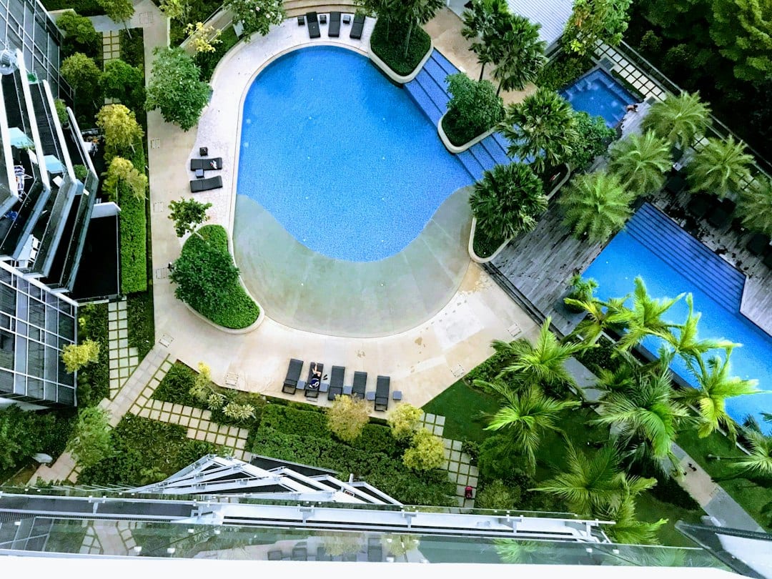 Premium condominium pool architecture in District 10