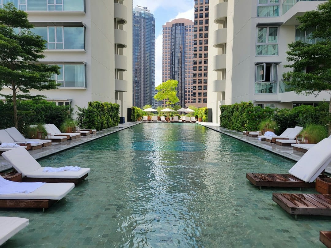Pool deck at The Shorefront new launch condominium