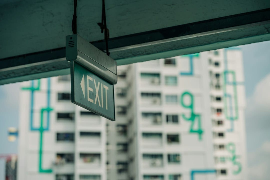 Singapore rental apartment building exterior
